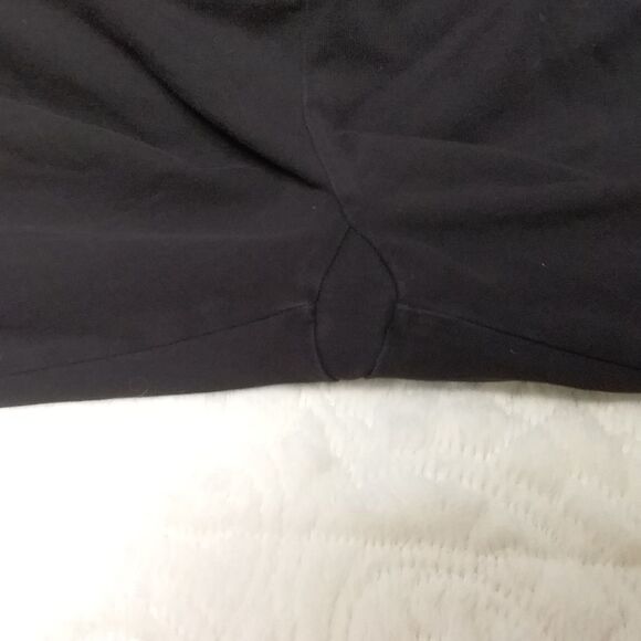 Marc New York Leggings Performance Basic Long Length Black Logo Hem Patch Small - Picture 6 of 11